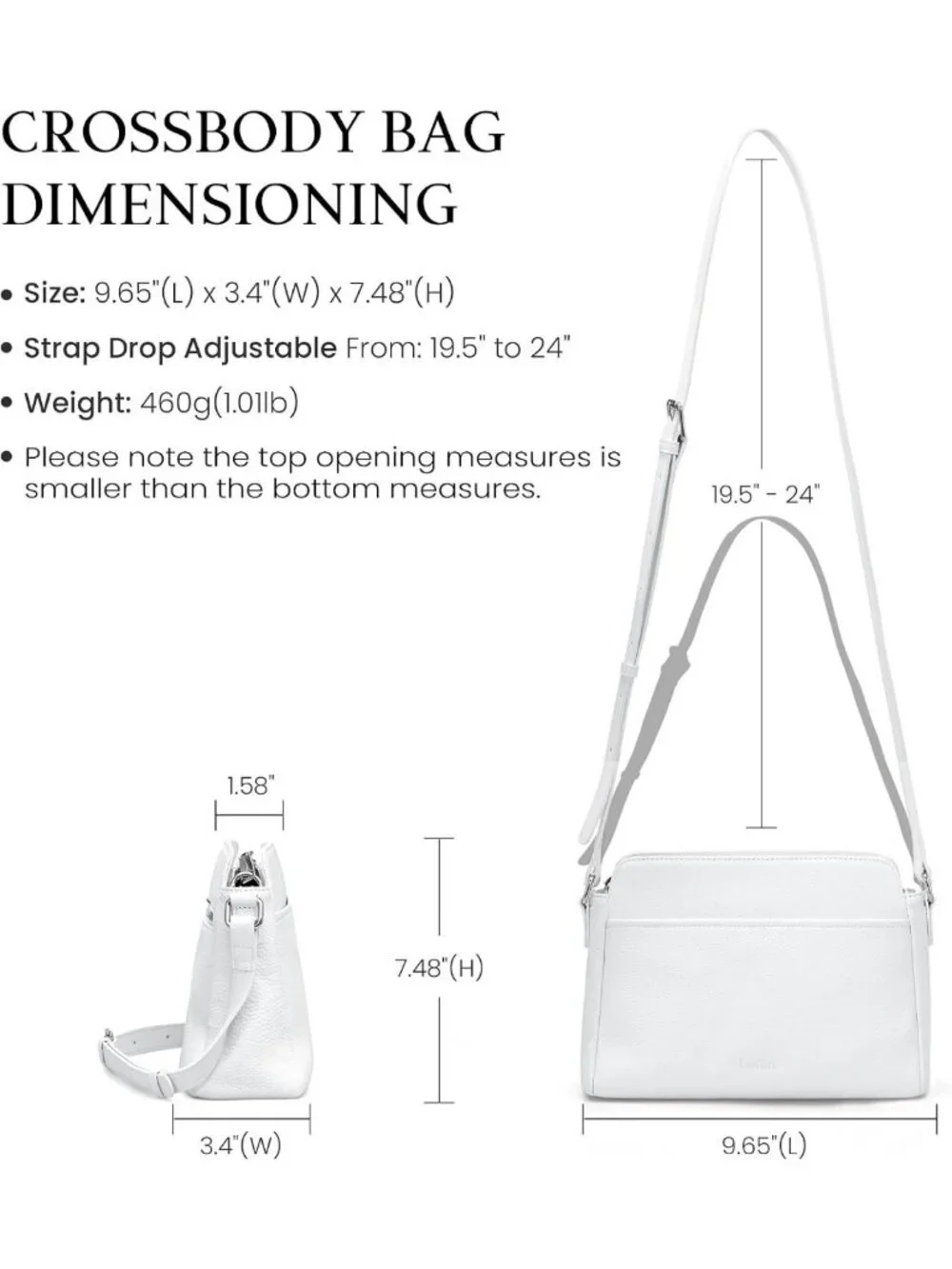 Stylish Anti-Theft Crossbody Bag for Women | Genuine Leather, RFID Slots, Small